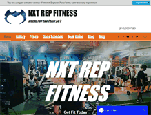 Tablet Screenshot of nxtrepfitness.com